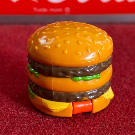 【当時モノ/ 稀少種】1990年 マクドナルド ハッピーセット “ビッグマック・オー・サウル・レックス” 変形トイ［平成レトロ雑貨/McDonald's］