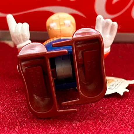 【当時モノ/ 稀少種】1977年 TOMY グーフィー “ディズニーウォーキング” ゼンマイ人形（紙タグ付）［昭和レトロ/ディズニー］