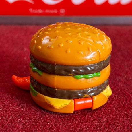 【当時モノ/ 稀少種】1990年 マクドナルド ハッピーセット “ビッグマック・オー・サウル・レックス” 変形トイ［平成レトロ雑貨/McDonald's］