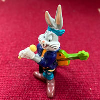 90s Looney Tunes “Rock star Bugs Bunny” KEY RING ／ 1995年製 ワーナーブラザーズ バッグスバニー キーホルダー