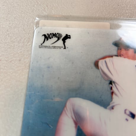 【当時モノ/ 未開封デッドストック】1996年 アッパーデック社 MLB ドジャース “野茂英雄“ 下敷き［日本製/公認グッズ］