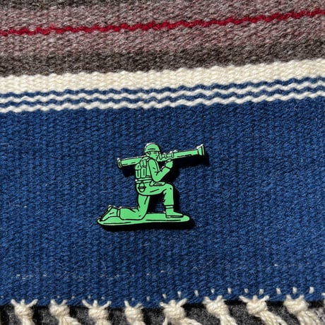 【DEAD STOCK】CALIFORNIAN PIN-BADGE (VALLEY CRUISE PRESS)  PINS “Old Toy Army-Man”