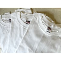 3枚まとめてお得【DEAD STOCK】anvil社製 無地 S/S TEE USAコットン使用 USメンズMサイズ 白/ アンビル社 1990年代後半〜2000年代初頭 赤バータグ デッドストック