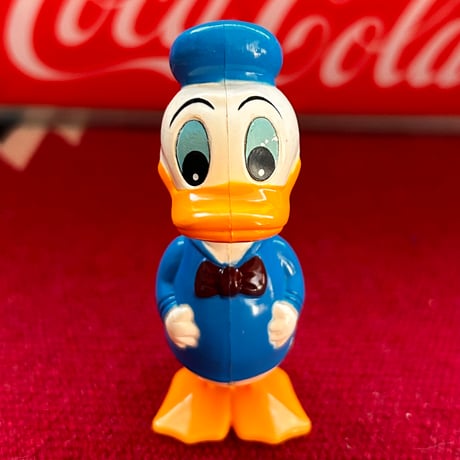【当時モノ/ 稀少種】1977年 TOMY POCKET PETS ドナルドダック ゼンマイ歩行人形［昭和レトロ/ディズニー］