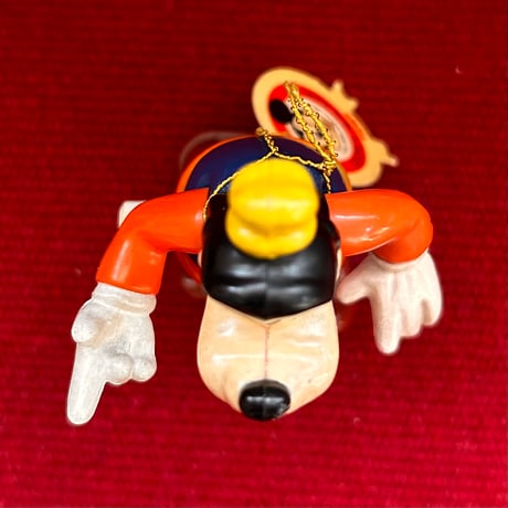 【当時モノ/ 稀少種】1977年 TOMY グーフィー “ディズニーウォーキング” ゼンマイ人形（紙タグ付）［昭和レトロ/ディズニー］