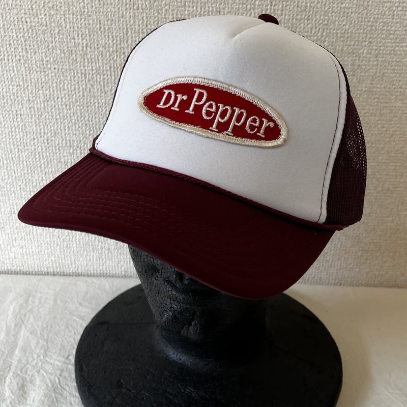 ビンテージ DR.PEPPER ドクターペッパー キャップ USA製 古着 帽子 Dr Pepper ドクターペッパー キャップ 企業 y2k cap 90s - メルカリ