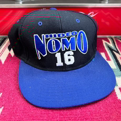 1990s MLB LA Dodgers “Hideo Nomo” BB CAP／1990年代後期 NUTMEG社製 MLB ドジャース 野茂英雄 ベースボールキャップ