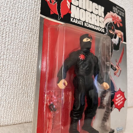 【当時モノ/ 未開封デッドストック】1986年 ケナー チャック・ノリス カラテ・コマンドー “NINJA WARRIOR“［アメトイ/激レア］