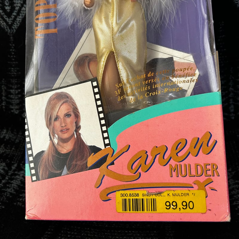 スーパーモデル 人形 カレンマルダー Karen Mulder 1990s HASBRO SINDY FASHION DOLL TOP MODEL “Kare