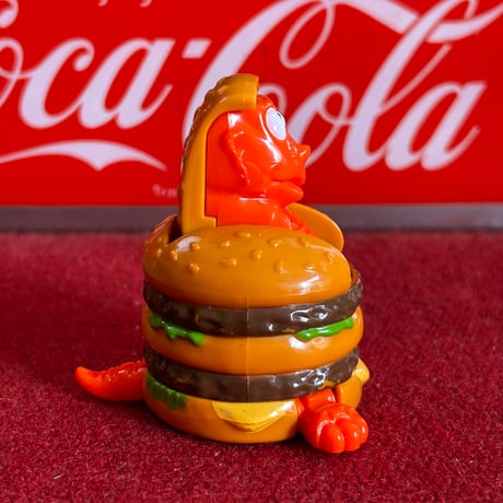 【当時モノ/ 稀少種】1990年 マクドナルド ハッピーセット “ビッグマック・オー・サウル・レックス” 変形トイ［平成レトロ雑貨/McDonald's］