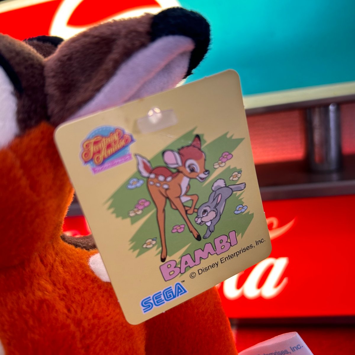 90s Walt Disney バンビ ぬいぐるみ “SEGA BAMBI”／ 1997年 タ