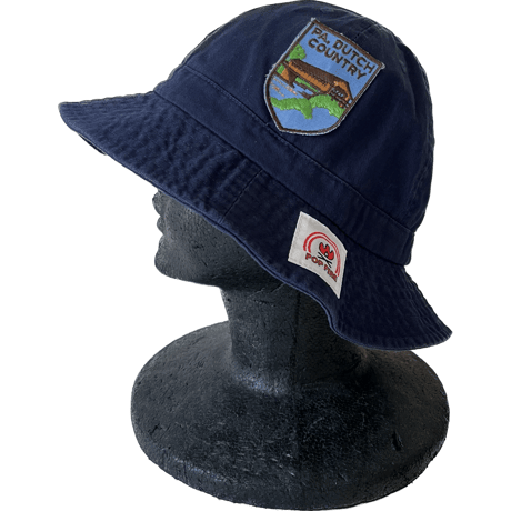 POPFIRE©︎ x MADE BY SEVEN -REUSE- METRO HAT / 70s〜80s ヴィンテージ キャンプ＆アウトドア ワッペン- NAVY L/XL❷