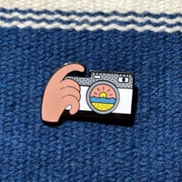 【DEAD STOCK】CALIFORNIAN PIN-BADGE (VALLEY CRUISE PRESS)  PINS “Sunset Camera”