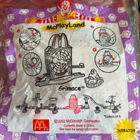 【当時モノ/ 未開封デッドストック】2002年 McDonald's マクドナルド ミールトイ マックプレイランド グリマス
