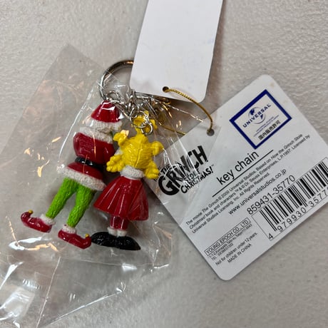 【当時モノ/ 未開封デッドストック】2000年 "The Grinch" キーホルダー ②