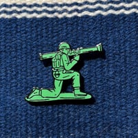 【DEAD STOCK】CALIFORNIAN PIN-BADGE (VALLEY CRUISE PRESS)  PINS “Old Toy Army-Man”