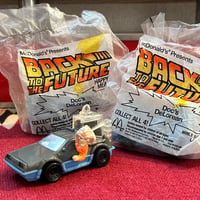 【当時モノ/ 未開封デッドストック】1991年 McDonald's "Back to the Future"［ミールトイ / ドクのデロリアン］