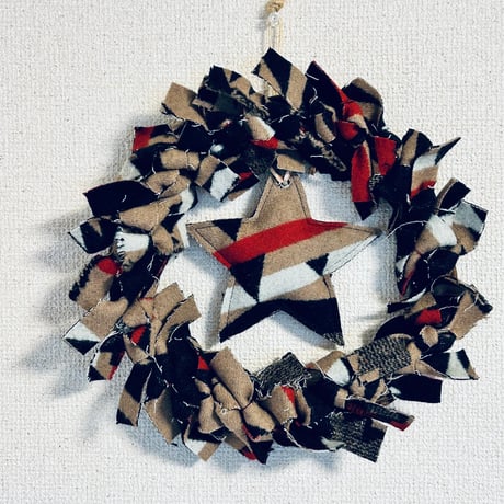 PENDLETON×MB7r WALL WREATH "OVERALL BLACK"② / ペンドルトン コラボ ウォール リース”オーバーオール ブラック” ②