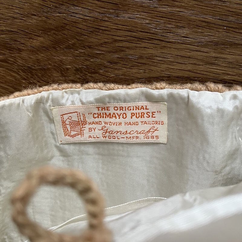 50s Gants craft社製 VINTAGE CHIMAYO PURSE beige ア