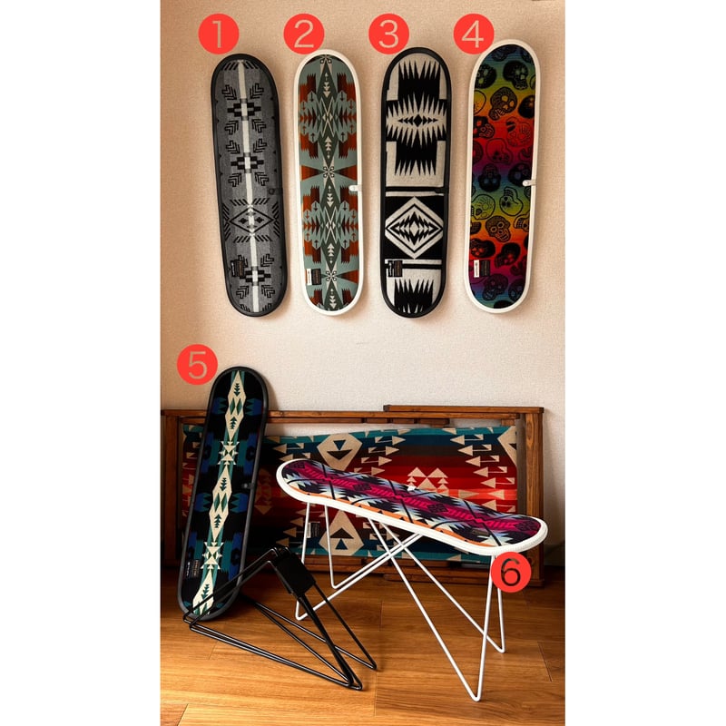 展示品/特別価格】PENDLETON® SKATEboard STOOL /ペンドルトン 展示品/特別価格】PENDLETON® SKATEboard STOOL /ペンドルトン