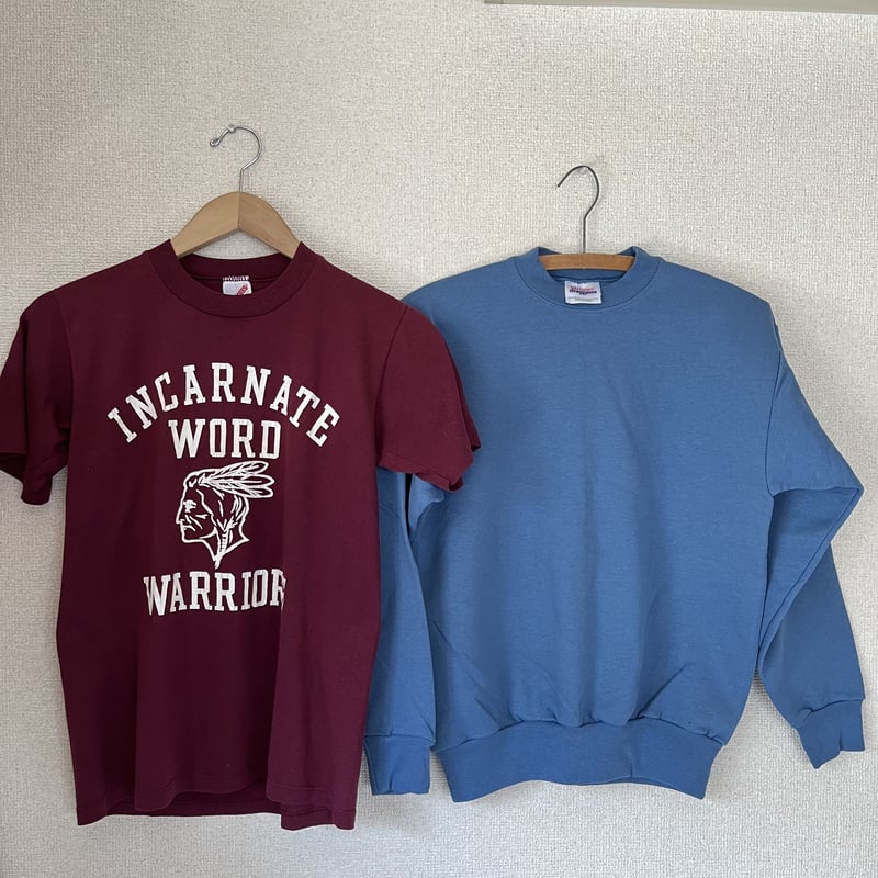 単品【DEAD STOCK】Hanes社製 無地 CREW NECK SWEAT SHIRTS