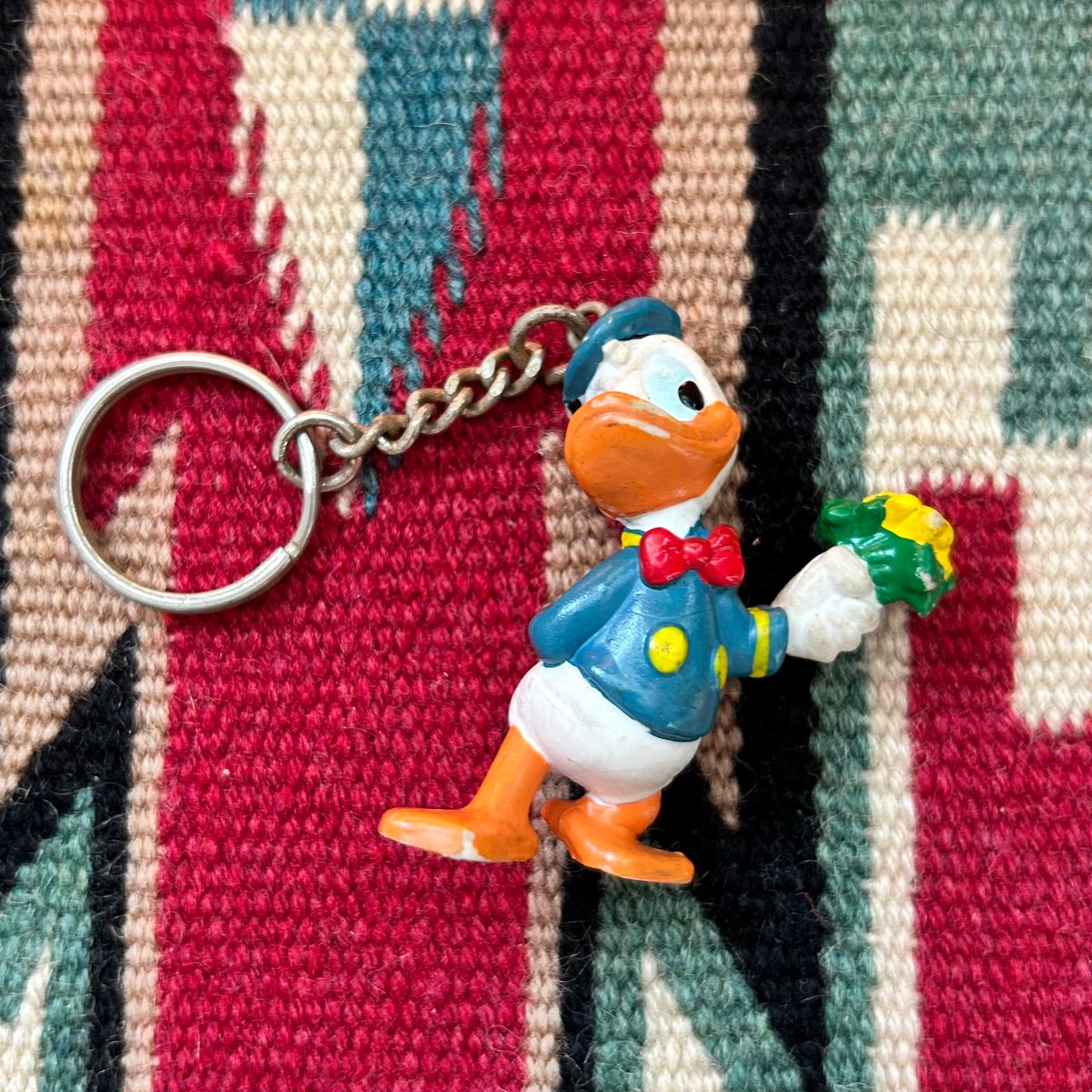 1990s APPLAUSE Disney DONALD DUCK KEY RING／ 199