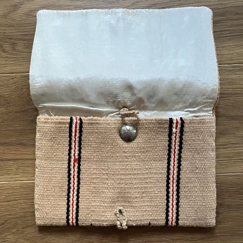 60sチマヨパース ハンドバッグ 50s Gants craft社製 VINTAGE CHIMAYO PURSE beige ア