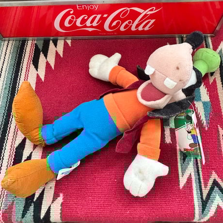 1990s SEGA Walt Disney “GOOFY” PLUSH DOLL w/Flasher ／ 1996年製 セガ ディズニー “グーフィー” 紙タグ付き ぬいぐるみ