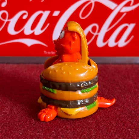【当時モノ/ 稀少種】1990年 マクドナルド ハッピーセット “ビッグマック・オー・サウル・レックス” 変形トイ［平成レトロ雑貨/McDonald's］