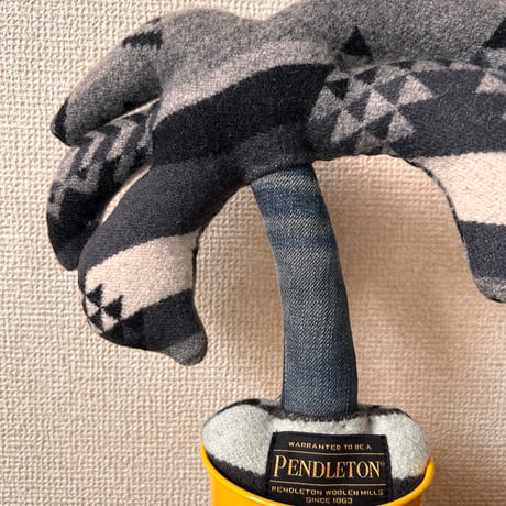 【公式コラボ / アップサイクル】Pendleton® × MB7r リトルパームツリー "MARCELO BURLON BLACK" ［ペンドルトコラボ/一点モノ］