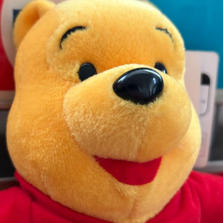 1990s SEGA Walt Disney “POOH” PLUSH DOLL w/Flasher／1999年製 セガ ディズニー “プーさん” 紙タグ付き ぬいぐるみ