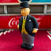 【当時モノ/ 稀少種】1995年 きかんしゃトーマス “トップハム・ハット卿” スクイーキー人形［平成レトロ雑貨/ソフビフィギュア］