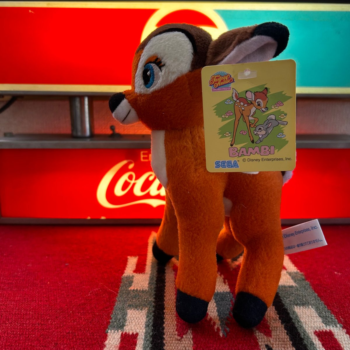 90s Walt Disney バンビ ぬいぐるみ “SEGA BAMBI”／ 1997年 タ