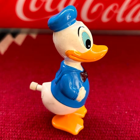 【当時モノ/ 稀少種】1977年 TOMY POCKET PETS ドナルドダック ゼンマイ歩行人形［昭和レトロ/ディズニー］