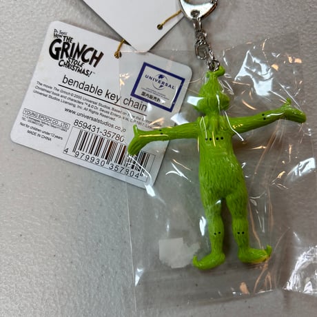 【当時モノ/ 未開封デッドストック】2000年 "The Grinch" キーホルダー ①