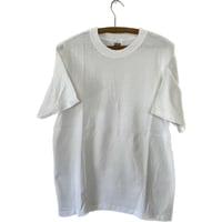【DEAD STOCK】anvil社製 無地 S/S TEE USAコットン使用 USメンズMサイズ 白 /  アンビル社 1990年代後半〜2000年代初頭 製 赤バータグ デッドストック
