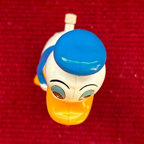 【当時モノ/ 稀少種】1977年 TOMY POCKET PETS ドナルドダック ゼンマイ歩行人形［昭和レトロ/ディズニー］