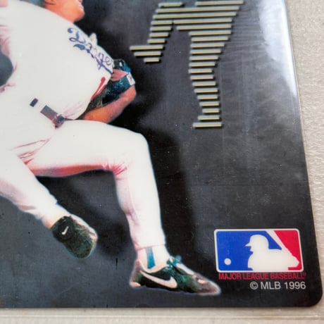 【当時モノ/ 未開封デッドストック】1996年 アッパーデック社 MLB ドジャース “野茂英雄“ 下敷き［日本製/公認グッズ］