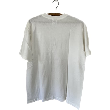 【DEAD STOCK】anvil社製 無地 S/S TEE USAコットン使用 USメンズMサイズ 白 /  アンビル社 1990年代後半〜2000年代初頭 製 赤バータグ デッドストック
