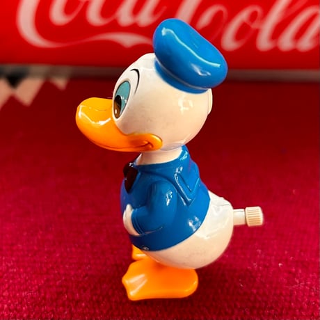 【当時モノ/ 稀少種】1977年 TOMY POCKET PETS ドナルドダック ゼンマイ歩行人形［昭和レトロ/ディズニー］