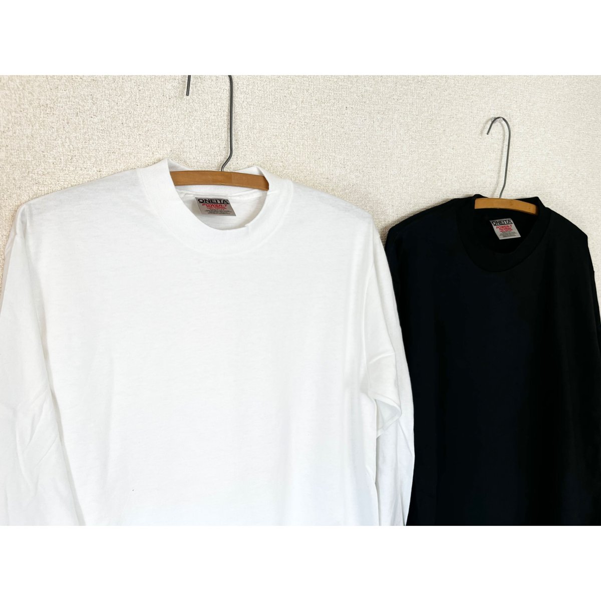 DEAD STOCK】ONIETA社製 無地 長袖 L/S TEE アメリカ製 USメンズ