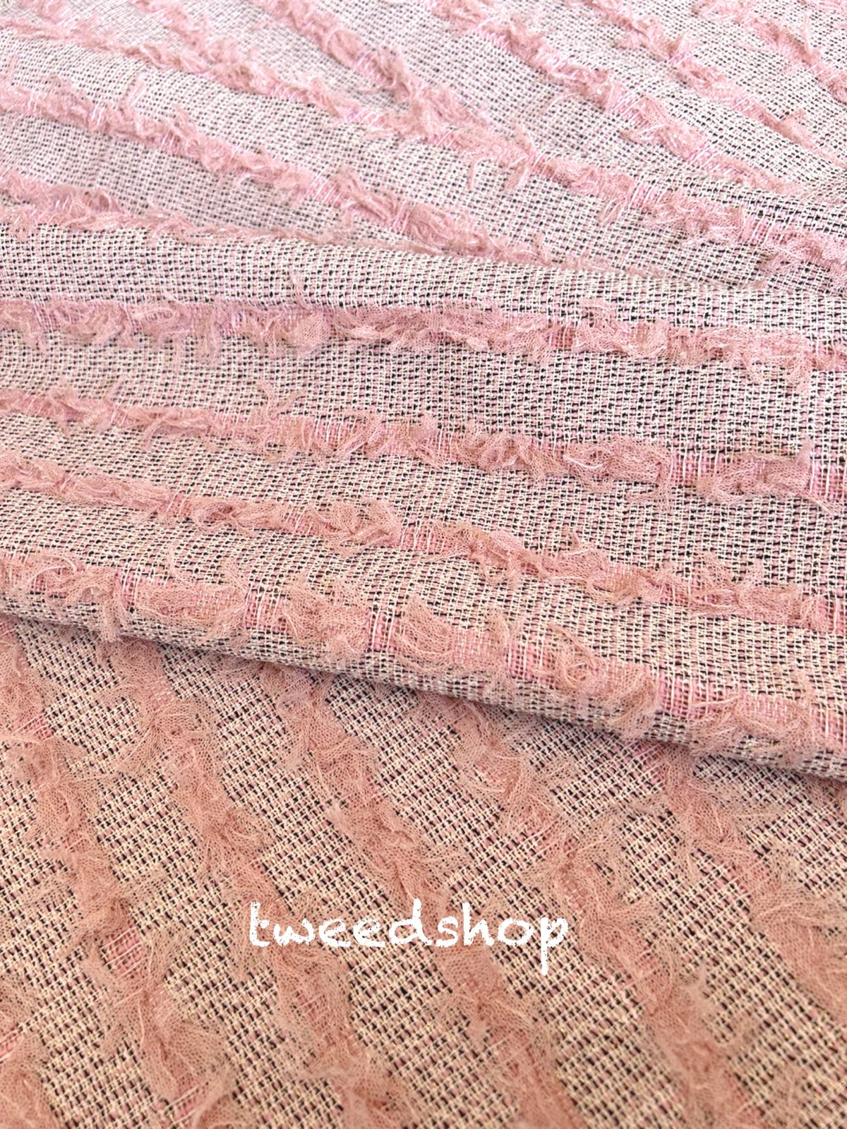 ツイード生地 621 ピンク | tweed shop