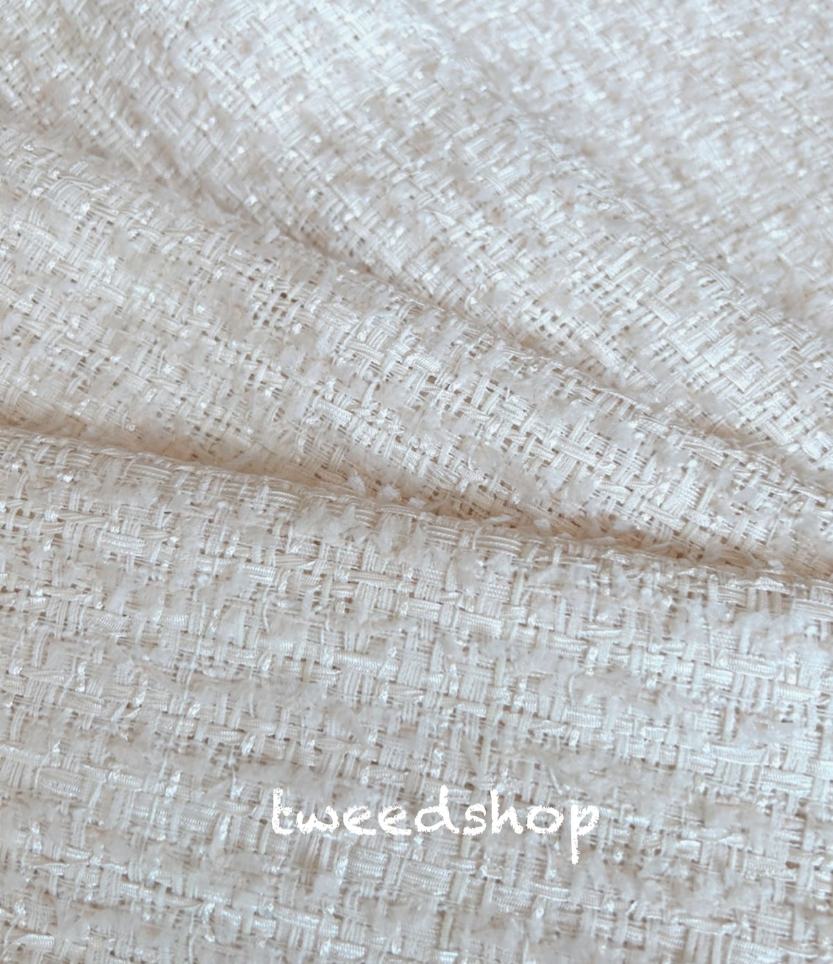 ツイード生地 613 オフホワイト | tweed shop