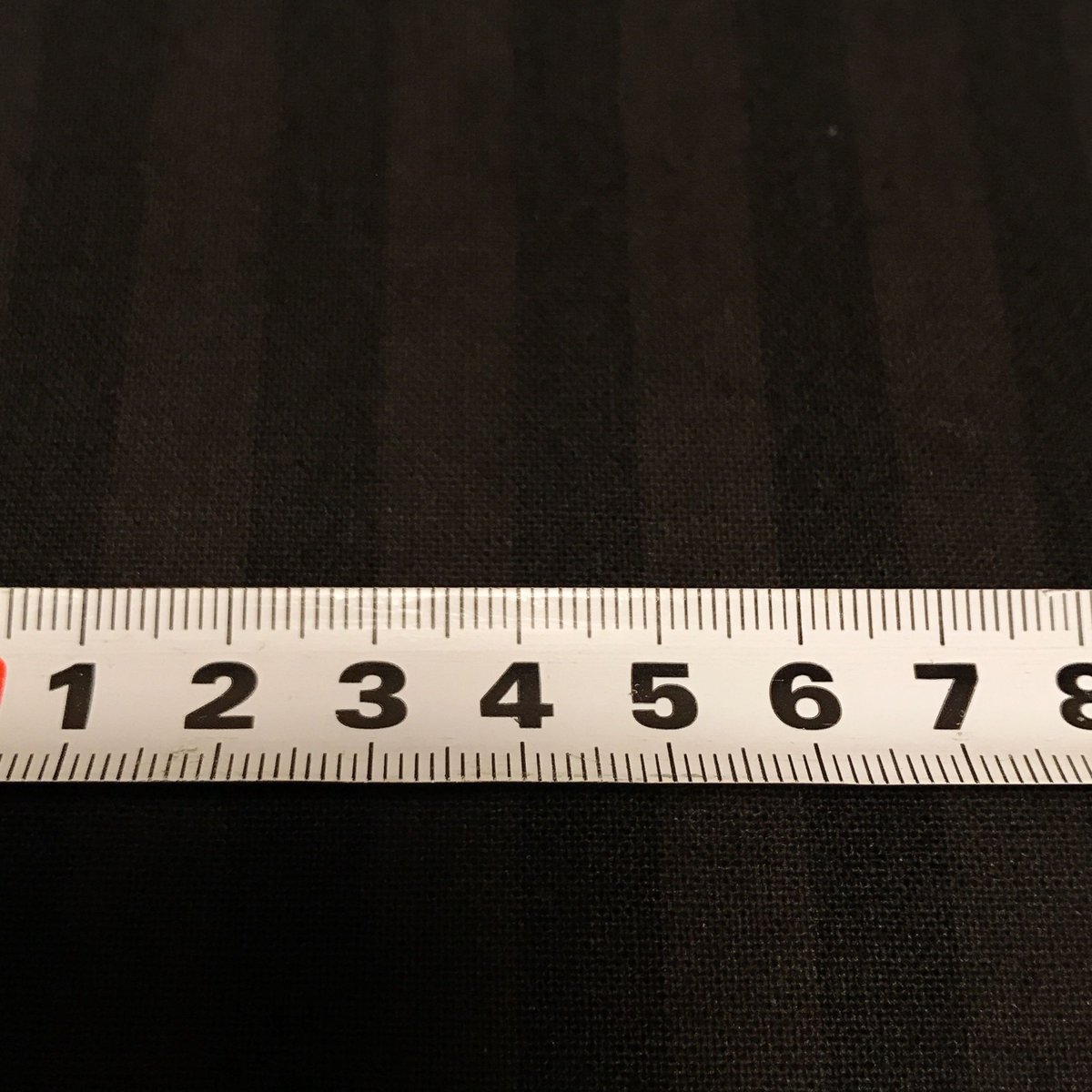 ストライプ生地 細 ブラック | tweed shop