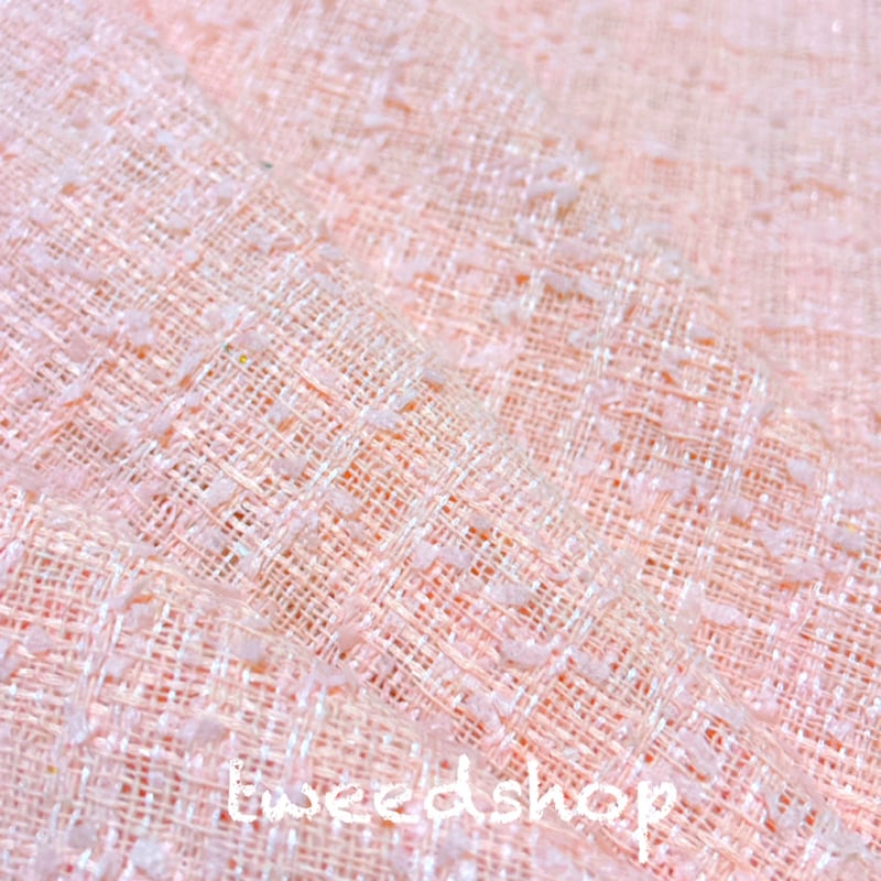 ツイード生地 611 ピンク | tweed shop