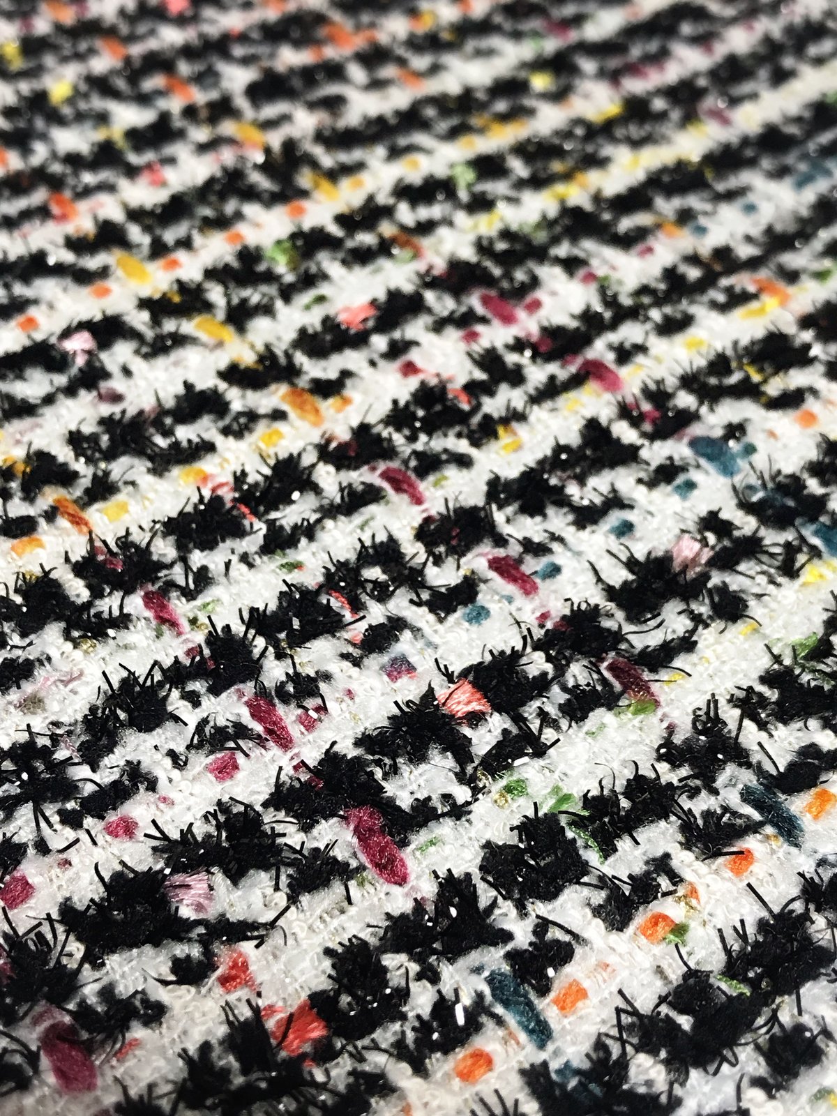 ツイード生地 434 ブラック | tweed shop