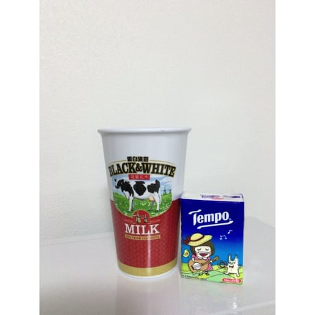 【香港☆茶餐廳食器】黑白淡奶BLACK&WHITE / melanine cup  #6062948R