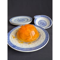 【香港☆中国景徳鎮】＜五爪の龍＞玲瓏・米通「取り皿＆小皿 」2種類 / 明りに透かすと綺麗です  #6042621R