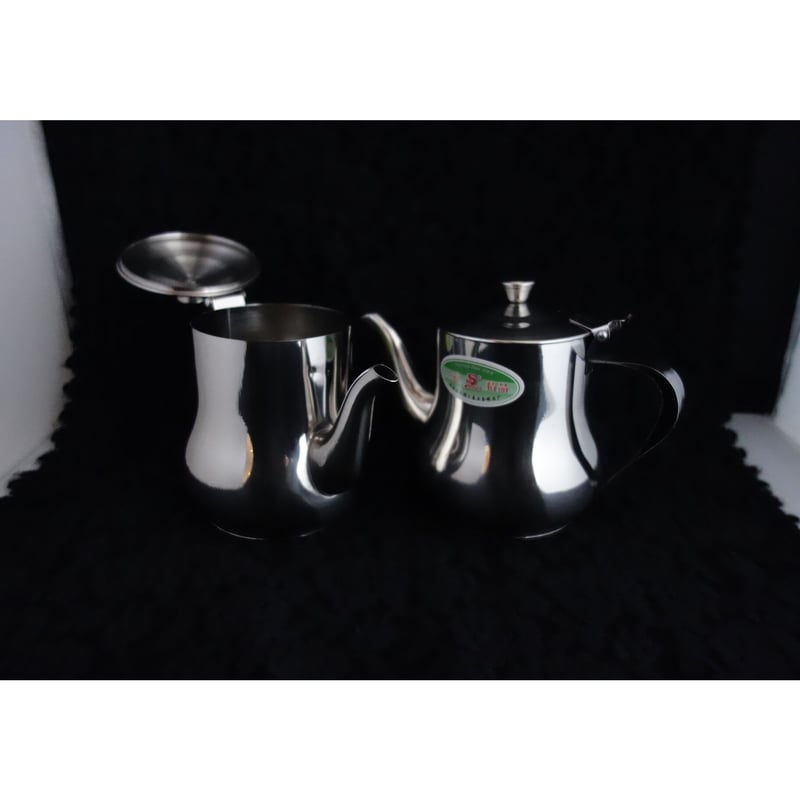 大きなステンレス製ポット3個セット サティーナ ステンレス製つぼ型クックポット12cm(目盛付) HB