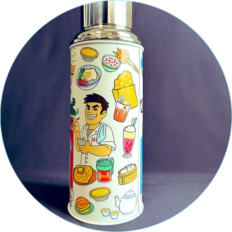 【香港☆CAMEL】香港名牌☆駱駝牌高級真空壺  /450ml Modern HK Culture design by Fred  #5062733N